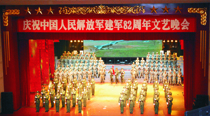 演出音響 解放軍建軍82周年文藝晚會(huì)案例